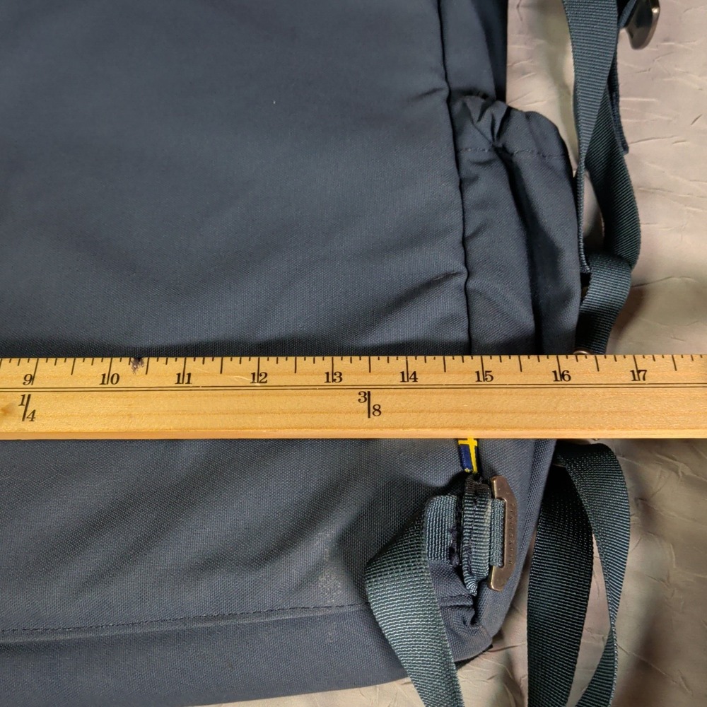 Fjallraven Foldsack No.2 Messenger Bag Cross Body Blue G-1000 Travel Work - Picture 10 of 13